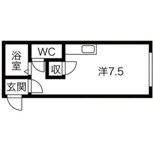 フレンドパーク【103号室】の間取り