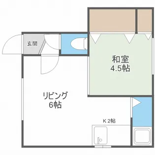 コーポ・シャロン【0203号室】の間取り
