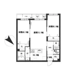 グランメール南郷通15【1階】の間取り