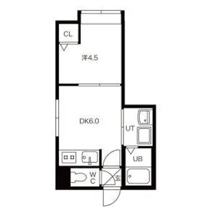 イーストイングMT東札幌【0201号室】の間取り