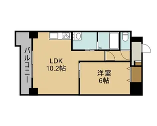 COURTYARD【901号室】の間取り