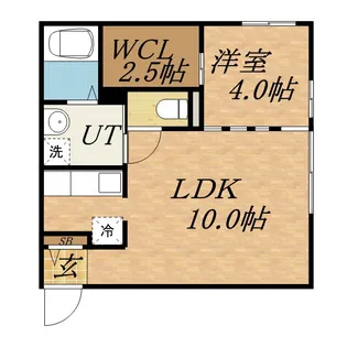 SKY PARK HIBARIGAOKA【102号室】の間取り