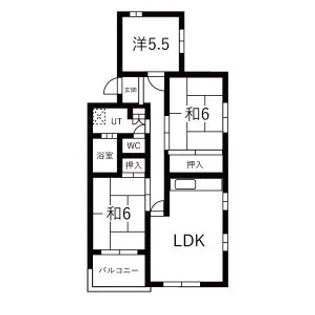 コーポオリオン【20B号室】の間取り
