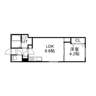 ASTER TOYOHIRA(アステールトヨヒラ)【2階】の間取り
