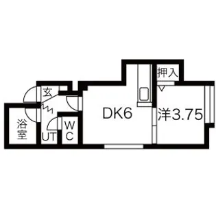ウエストヴィレッヂIII【202号室】の間取り