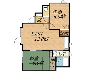 MKハウス【2F号室】の間取り