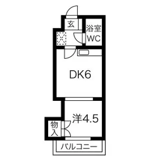 ハイツビバリーヒルズ【402号室】の間取り