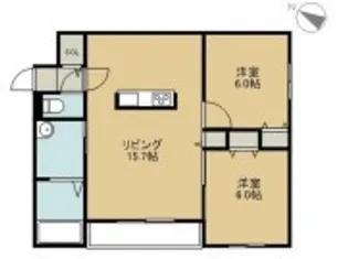 プライムタイム【4階】の間取り