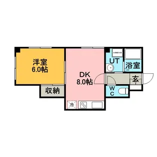 ブルメンブルグ【403号室】の間取り