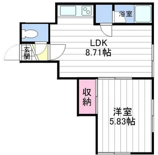 白石ガーデンヒルズ【102号室】の間取り