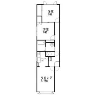 ピュアエミネンス【00101号室】の間取り