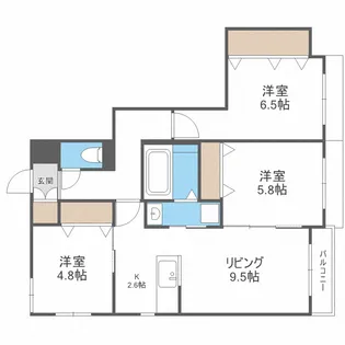フィオラノセレッソ【1階】の間取り