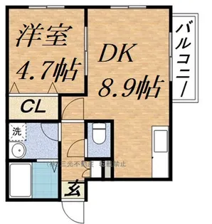 ル・ファール澄川アネックス【203号室】の間取り
