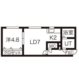 セントラルリッツ30【111号室】の間取り