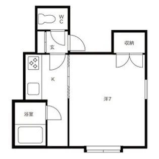 グァレンテ栄通Ⅱ【0205号室】の間取り