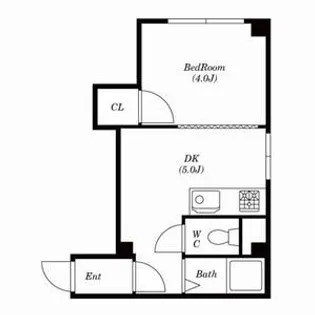 メゾンドシャルム【4階】の間取り
