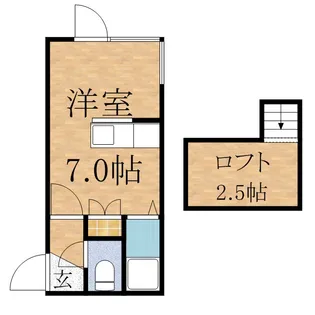 マリオンコートひばりが丘【205号室】の間取り