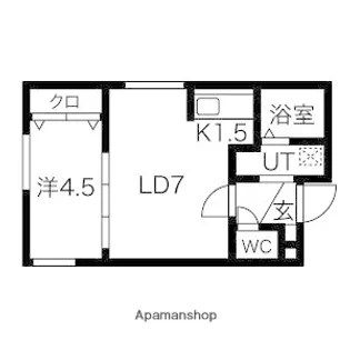 メトロ南平岸駅前【3階】の間取り
