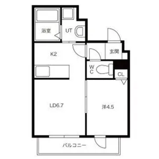 フレンズひばりが丘【0203号室】の間取り
