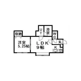 エルズカーサ【101号室】の間取り