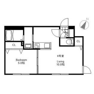 PEERSON菊水(ピアソン)【2階】の間取り
