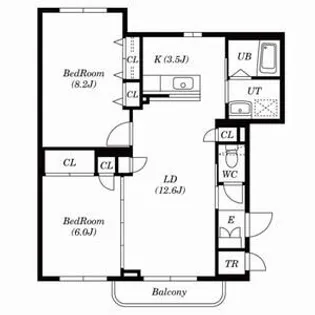 エターナル7【101号室号室】の間取り