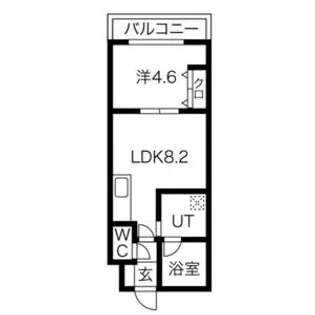 MONACO【00208号室】の間取り