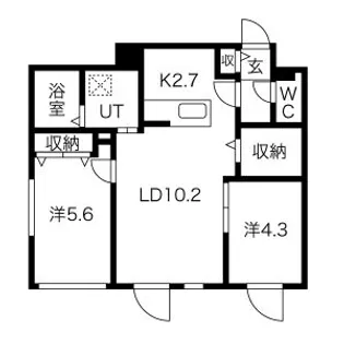 CLASS.S【3階】の間取り