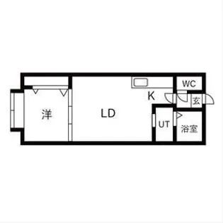 アークコート平岸Ⅲ【202号室号室】の間取り