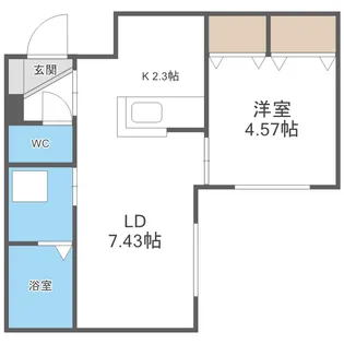 ラデュレひばりが丘【3階】の間取り