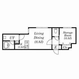 エルシア北2条【3階】の間取り