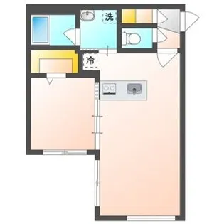 カレラ学園前【2階】の間取り