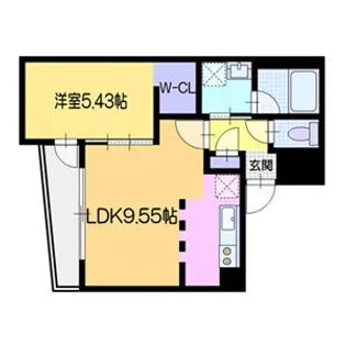 ラ・シュエットドルチェ【4階】の間取り