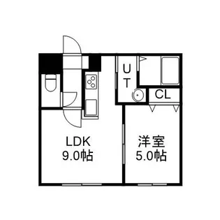 FOREST PARK 南郷13【1階】の間取り