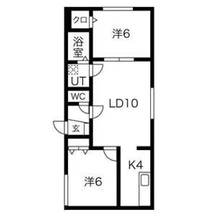 LAPISーLAZULI白石【1階】の間取り