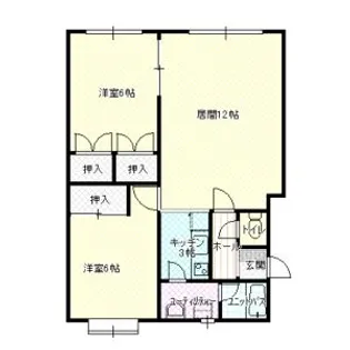 メゾン館山【201号室】の間取り