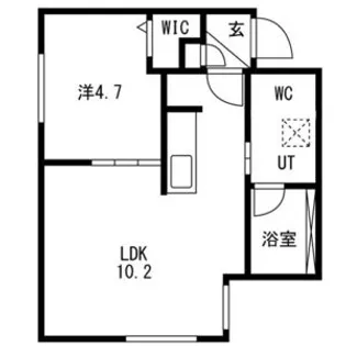 GRACE豊平【1階】の間取り
