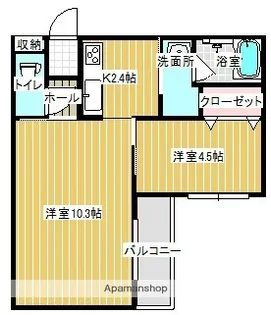DOONA札幌【1階】の間取り