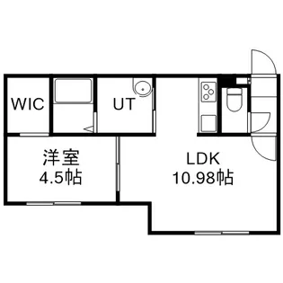 レトワール平岸【402号室】の間取り