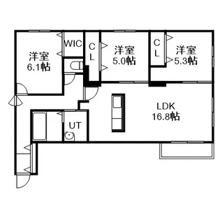 SILENT HILLS【2階】の間取り