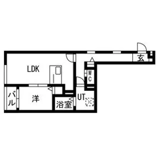 LA VITA COMODO SAPPORO 「ラ ヴィータ コ【3階】の間取り