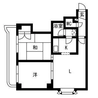 テラスハウス南郷21【4階】の間取り