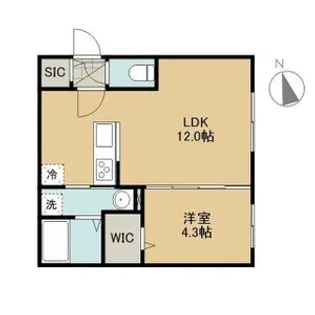 PARICI南平岸(パーリッシィ南平岸)【101号室】の間取り