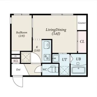 BLOOM新札幌【4階】の間取り