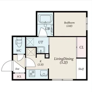 BLOOM新札幌【4階】の間取り