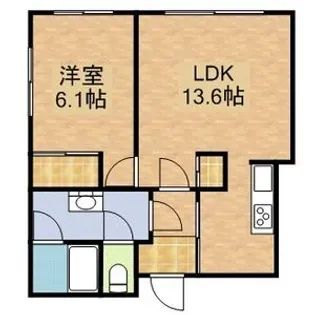 セピアスII・I【201号室号室】の間取り