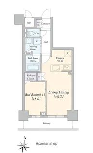 ジュノール札幌植物園【14階】の間取り