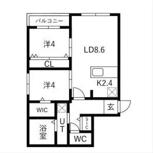 セレッソ本郷通【503号室】の間取り