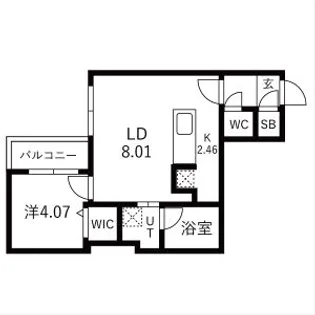 仮)本郷通5丁目MS【403号室】の間取り