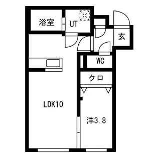 ASTER MISONO(アステール ミソノ)【3階】の間取り